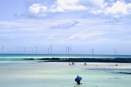 제주도 해상풍력 발전단지